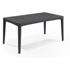 Allibert "Girona" Gartentisch mit Lattenplatte, anthrazit - B-Ware