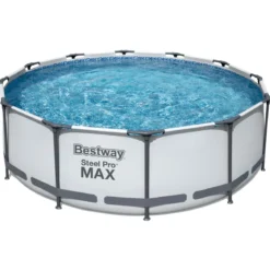 Bestway Pool »Steel ProMAX™«, Stahlrahmenpool-Set, Filterpumpe, Sicherheitsleiter 366x100 cm - B-Ware neuwertig