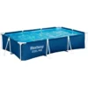 Bestway® Steel Pro® Frame Pool Set, mit Filterpumpe, 300 x 201 x 66 cm, dunkelblau, eckig - B-Ware neuwertig
