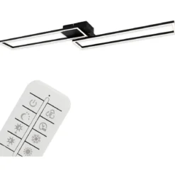 Briloner CCT LED Design Deckenleuchte, Lichttemperatur + Helligkeit regulierbar - B-Ware