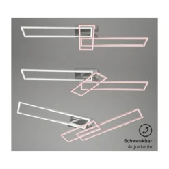 Briloner CCT LED Design Deckenleuchte, Lichttemperatur + Helligkeit regulierbar - B-Ware
