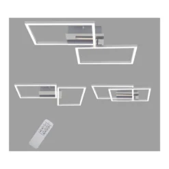 Briloner CCT LED Design Deckenleuchte, Lichttemperatur + Helligkeit regulierbar - B-Ware