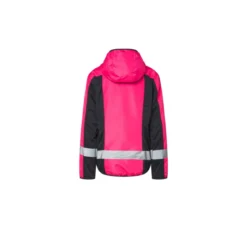 CRIVIT Damen Wendejacke, wasserabweisendes Obermaterial (pink/schwarz, S(36/38)) - B-Ware neuwertig