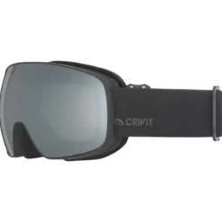 CRIVIT Kinder Ski- und Snowboardbrille (Rahmenlos, schwarz) - B-Ware sehr gut