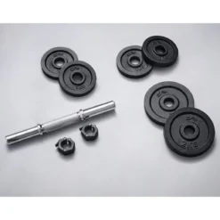 CRIVIT Kurzhantel-Set, mit Stahl-Griff, 10 kg - B-Ware sehr gut