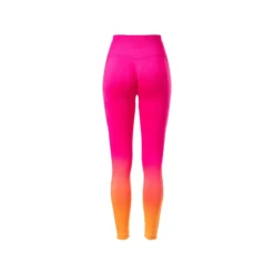 CRIVIT Premium-Damen-Funktionstights, mit Po-Push-up-Effekt (pink/orange, M(40/42)) - B-Ware neuwertig
