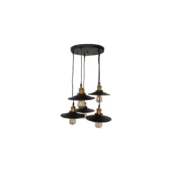 CrownLED Pendelleuchte, 5-flammig, schwarz - B-Ware sonstiges