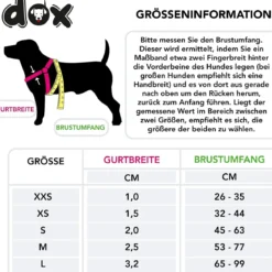 DDOXX Hundegeschirr Nylon, Step-In, Verstellbar, Ausbruchsicher, Pink, XS - B-Ware sehr gut