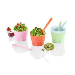 ERNESTO® Eisbecher-  Waffelbecher-Set  Trinkbecher-Set, BPA-frei - B-Ware