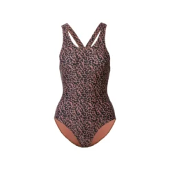 esmara® Damen Badeanzug, pflegeleichte Qualität (Leo, 34) - B-Ware neuwertig