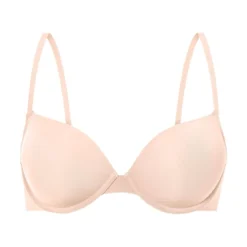 esmara® Damen-Bügel-BHs, 2 Stück, mit gepaddeten Cups, 80B, schwarz/beige - B-Ware sehr gut
