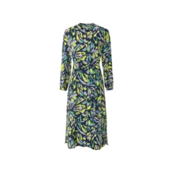 esmara® Damen Blusenkleid, Midi-Länge, leicht ausgestellt geschnitten - B-Ware