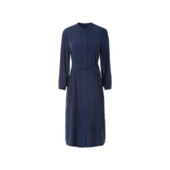 esmara® Damen Blusenkleid, Midi-Länge, leicht ausgestellt geschnitten - B-Ware