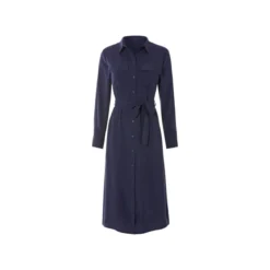 esmara® Damen Blusenkleid, mit Krempelfunktion - B-Ware