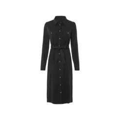 ESMARA® Damen Blusenkleid, mit Seitenschlitzen (Schwarz, 42) - B-Ware sehr gut