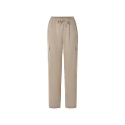esmara® Damen Cargohose, leger geschnitten (Beige, M(40/42)) - B-Ware sehr gut