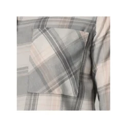 esmara® Damen Flanellbluse (Grau, L(44/46)) - B-Ware neuwertig