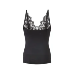 esmara® Damen Formhemd, mit eingestrickten Stützzonen (schmale Träger/schwarz, S(36/38)) - B-Ware neuwertig