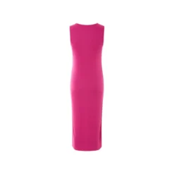 esmara® Damen Geripptes Kleid, figurbetont geschnitten (Pink, S(36/38)) - B-Ware neuwertig
