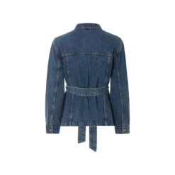 esmara® Damen Jeansjacke, mit modisch überschnittenen Schultern (Blau, 40) - B-Ware neuwertig