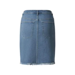 ESMARA® Damen Jeansrock, im 5-Pocket-Style (Blau, 34) - B-Ware neuwertig