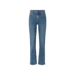 esmara® Damen Jeans, Straight Fit, mit hoher Leibhöhe (Blau, 36) - B-Ware neuwertig