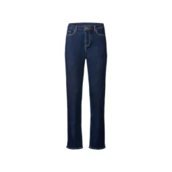 esmara® Damen-Jeans, Straight Fit, 38, dunkelblau - B-Ware neuwertig