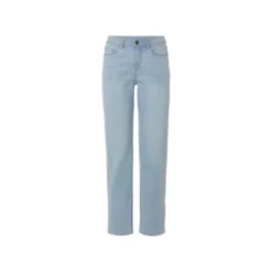 esmara® Damen Jeans, Straight Fit, hohe Leibhöhe (Blau, 36) - B-Ware Beschädigt