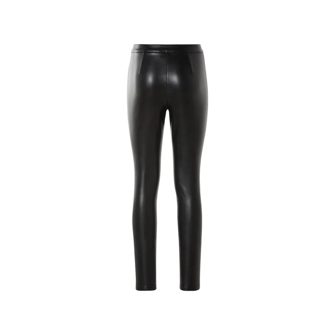 esmara® Damen Jeggings, in Lederoptik (schwarz, 38) - B-Ware neuwertig