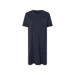 esmara® Damen Kleid, aus reiner Bio-Baumwolle (Navy, XS(32/34)) - B-Ware neuwertig