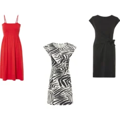esmara® Damen Kleid, mit hohem Baumwollanteil - B-Ware