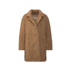 esmara Damen Mantel aus Lammfellimitat, leger geschnitten - B-Ware