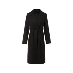 esmara® Damen-Mantel, mit Reverskragen, 42, schwarz - B-Ware neuwertig