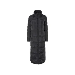 esmara® Damen Maxi-Steppmantel, seitlicher Gehschlitze mit Druckknöpfen - B-Ware