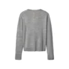 Esmara® Damen Merinopullover, S, hellgrau - B-Ware neuwertig