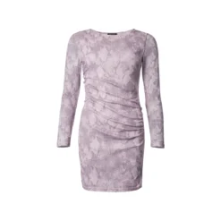 esmara® Damen Mesh-Kleid mit modischem Snake-Print, rosa (M (40/42)) - B-Ware neuwertig