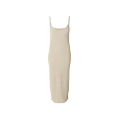 esmara® Damen Midikleid Spaghettikleid mit Knit-Struktur - B-Ware