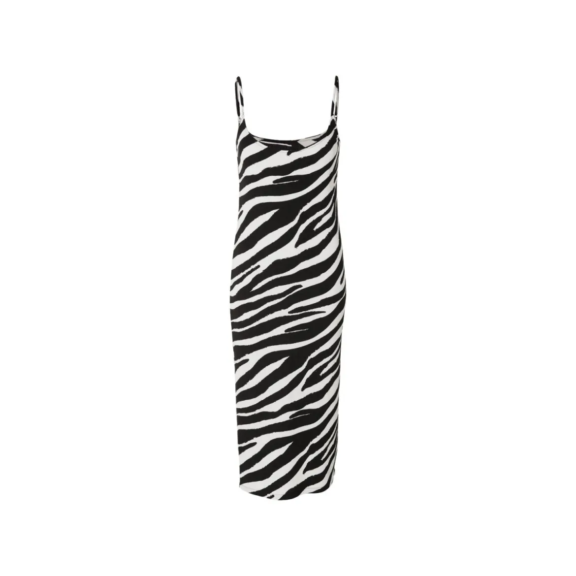 esmara® Damen Midikleid Spaghettikleid mit Knit-Struktur - B-Ware