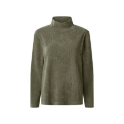 ESMARA® Damen Pullover im Cord-Look (Grün, XS (32/34)) - B-Ware neuwertig