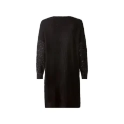 esmara® Damen Pulloverkleid, leger geschnitten (schwarz, XS(32/34)) - B-Ware neuwertig