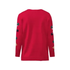 esmara® Damen Pullover mit weihnachtlichen Motiven (rot, XL(48/50)) - B-Ware sonstiges