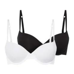 esmara® Damen Push-UP-BHs, 2 Stück, mit verstellbaren Trägern - B-Ware