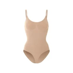 ESMARA® Damen Soft-Shaping-Body, ohne Seitennähte (Beige, XL(48/50)) - B-Ware neuwertig
