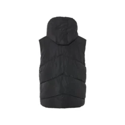 esmara® Damen Steppweste, Kapuze mit Kordelzug (Schwarz, S (36/38)) - B-Ware neuwertig