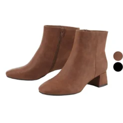 esmara® Damen Stiefeletten, mit seitlichen Reißverschlüssen - B-Ware
