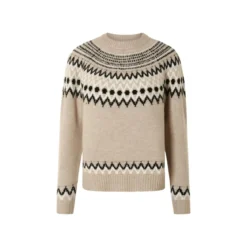 esmara® Damen Strickpullover mit Wollanteil (beige, S(36/38)) - B-Ware neuwertig