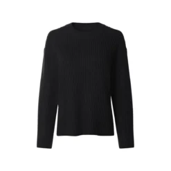 esmara® Damen Strickpullover (Schwarz, M(40/42)) - B-Ware neuwertig