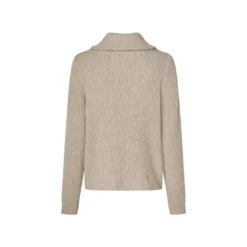 esmara® Damen Stricktroyer / Strickpullover, mit Wollanteil (Beige, L(44/46)) - B-Ware neuwertig