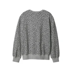 esmara® Damen Sweatpullover / Sweathoodie (Leo/grau, XS(32/34)) - B-Ware neuwertig