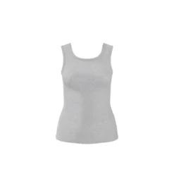 esmara® Damen-Tops, gerippt, 2 Stück, M, grün/grau - B-Ware neuwertig